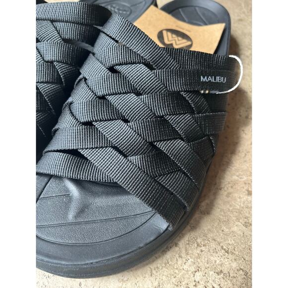 Malibu Sandals ZUMA NYLON BLACK new with tags multiple sizes - Picture 4 of 16